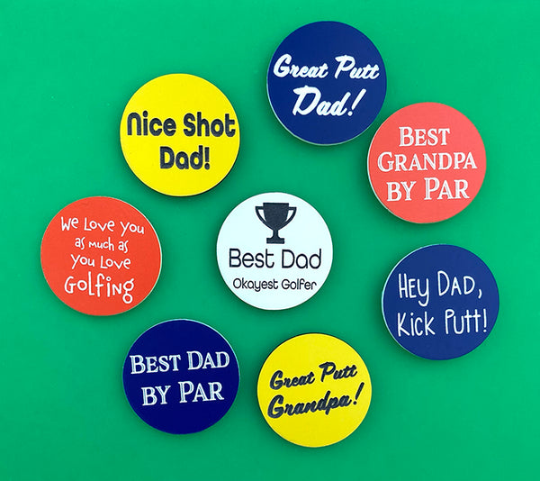 Father's Day Golf Ball Marker Bundle