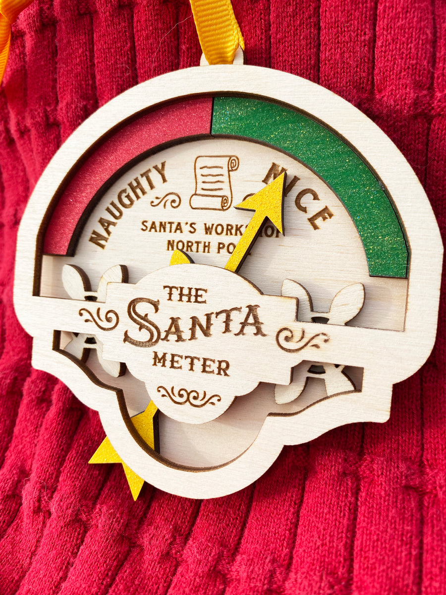 Naughty or Nice Santa Meter Backwoods Laser LLC