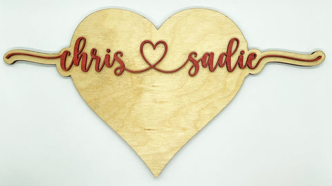 Personalized Sweetheart Plaque