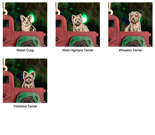 Dog breed selection guide for build your own pet ornaments