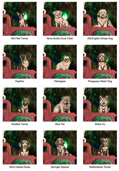 Additional dog breed selection guide for build your own pet ornaments