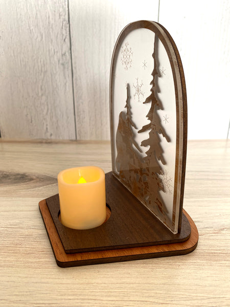 Woodland Fox Tea Lantern